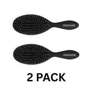 Oval Sculpting Brush 2 Pack | Regis DESIGNLINE Bristle Brush for Detangling